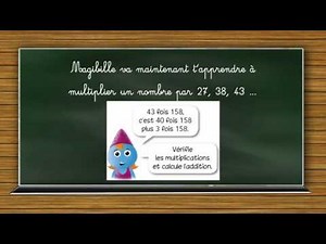 CE2 - Multiplier par un nombre à 2 chiffres avec Magibille