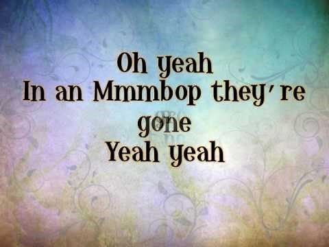 Hanson MMMBop lyrics