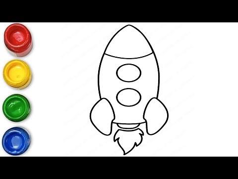 How To Draw Rocket | Rocket Drawing | Rocket | Draw Smart