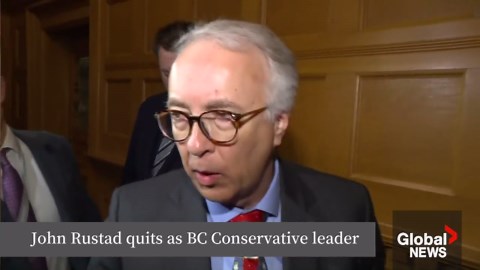 John Rustad quits as BC Conservative leader