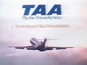 TAA advert 1970s.