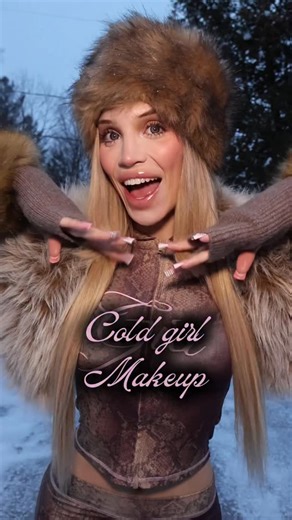 Adea on Instagram: "It was FREEZING omg @adee.ah #grwm #makeup #reels #truestory"