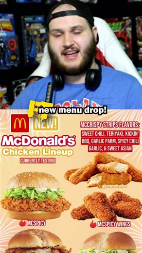 McDonalds Testing NEW McChicken Strips! #shorts