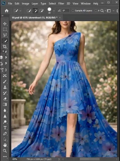 Magical Dress Color Change in Photoshop ✨ Easy Tutorial I Dress Editing Tutorial #aggraphics