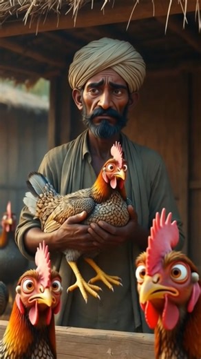 A distressed chicken #shorts #cartoon #ai #animation