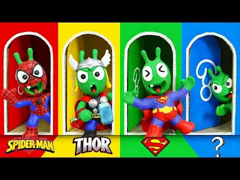 Pea Pea Enters Magic Doors And Becomes Superheroes 😲✨