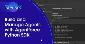 Build and Manage Agents with Agentforce Python SDK
