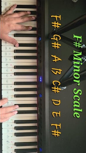 F# Minor Scale | Piano | Tutorial #youtube #musicscale #pianolessons #tutorialpiano #pianotutorial