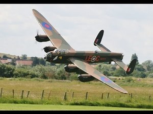 GIANT 1/6 SCALE RC AVRO LANCASTER 17ft SPAN - MWM WARBIRDS MODEL AIRCRAFT SHOW BARTONS POINT - 2012