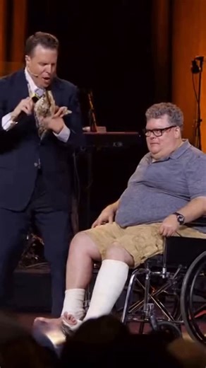 158 reactions · 18 shares | Embarrassing fail! 藍 TV evangelist, tries to use his spiritual healing power on an injured man in a wheelchair. #funny #ai #comedy #spirituality #sora | Gigglezon | Facebook