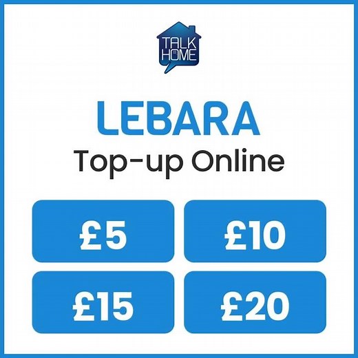 Top-up your Lebara Mobile Number Online - Talk Home App #mobiletopup #recharge #lebaratopup