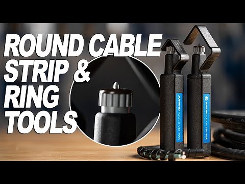 Jonard Tools Round Cable Strip & Ring Tools (CST-1900 & CST-4000) Product Video