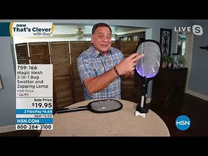 Magic Mesh 2in1 Bug Swatter and Zapping Lamp