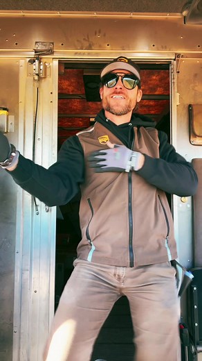 Dancing UPS Driver Lunch Break