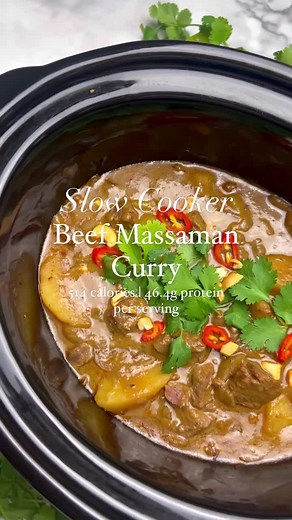 Slow Cooker Beef Massaman Curry Recipe