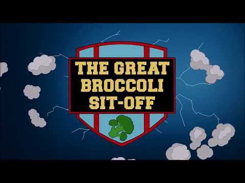 The Simpsons - funniest moments | The great broccoli sit-off