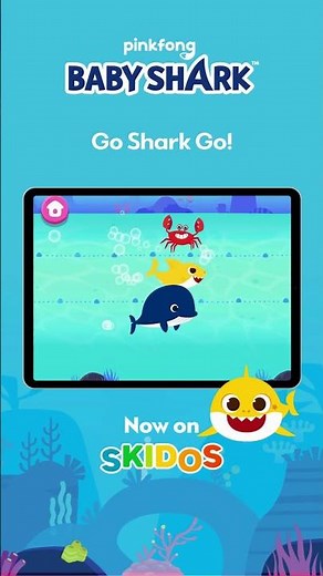 🦈 Play Pinkfong Baby Shark on SKIDOS: Baby Shark Coloring Game, Nursery Rhymes 🎵
