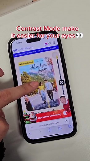 Use the Contrast Mode while scrolling to enhance your visual comfort. 👀🎨 #PWDeSaSM #fyp #SupportingCommunities