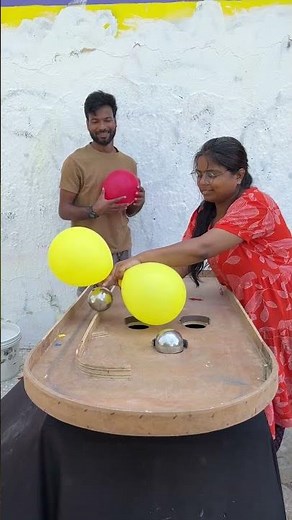 Sister vs brother steel ball roll best game challenge / part 4 #shorts