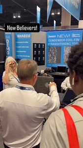 Condenser Coil Connection Inc would like to thank everyone who stopped by and checked out the New SHAECO Condenser Coil Fin Straightener. www.condensercoilconnection.com. Info@condensercoilconnection.com. 317-77-1112 #hvac #hvaclife #facilitymaintenance #propertymaintenance #hvactechnician #buildingmaintenance #hvactools #boma #hvactech #insuranceadjuster #PLRB #hvacservice #hvacservicetech #viral | Condenser Coil Connection