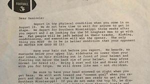 Lost art: FSU's Bobby Bowden, staff often relied on letters to communicate with players