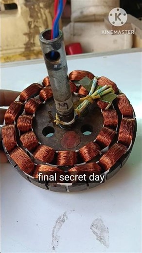 HOW TO Rewind 12 +12 CEILING Fan #ceilingfanwinding #viralshort