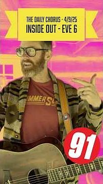 🎤 Acoustic Cover: “Inside Out” – Eve 6 | The Daily Chorus Pt. 91