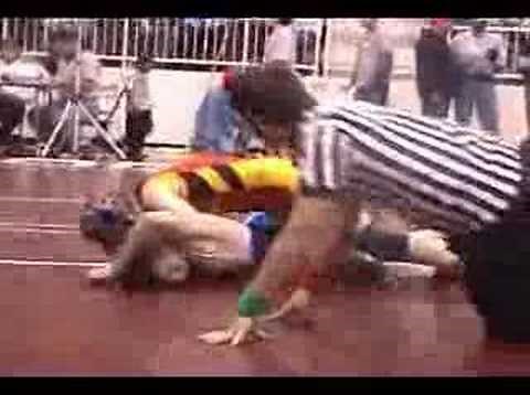 Folkstyle mixed wrestling final