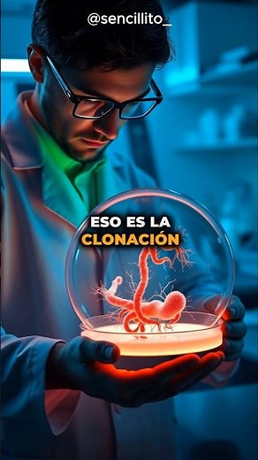 ¿Qué es la clonación? 🧬 ¡Descubre cómo funciona! #sencillito #educación #curiosidades
