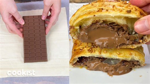 Easy Chocolate Puff Pastry Bread Recipe: Ready With 2 Ingredients!