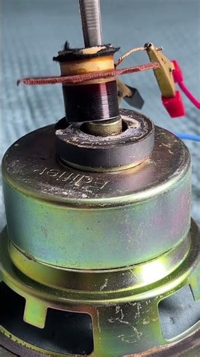 Coil + magnet + spider, and it works