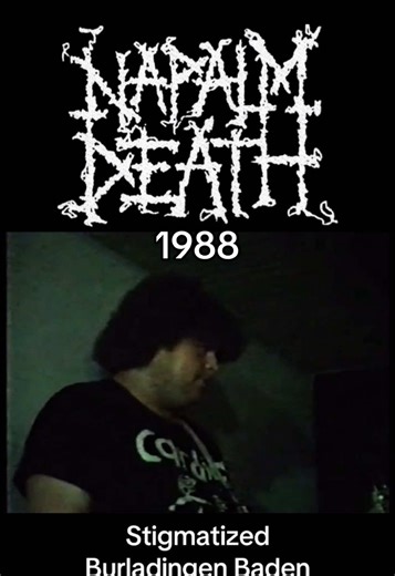 More grindcore history from 1988 with Napalm Death #napalmdeath #grindcore