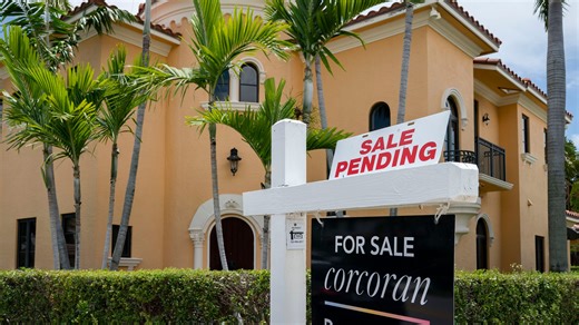 Palm Beach County home sale prices reached a near record high in October after summer slump