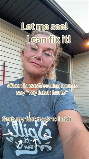 When breastfeeding moms say “my latch hurts”! I specialize in teaching latch! Check out my series