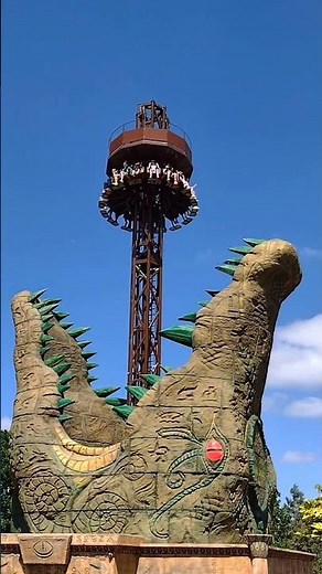 Croc Drop time lapse at Chessington world of adventures