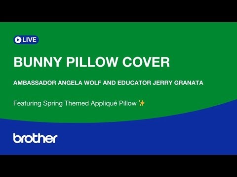 Appliqué Pillow + Blanket Stitch Tutorial | At Your Side Virtually! EP 574