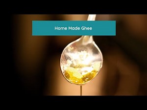 Homemade Ghee Recipe