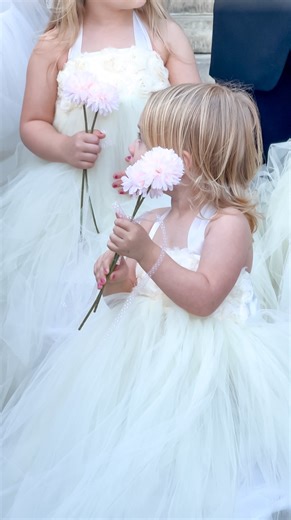 Wedding Content Creator based in Georgia | Love, Logan on Instagram: "They will grow up and remember that time they were in a wedding and it was the moment they started dreaming of theirs🥹🫶🏻🤍✨ . . Wedding Content Creator: @lovebylogan Photography: @clickandcapturewithjosie Bride@ @courtneyelizabethadams groom: @dr.s_safille Dress: @haleybeebridal Flowers: Rachel Anne Ceremony: @mostholytrinitychurch Reception: @driftrooftopbar H&MU: @glambyraexo Cake: The Flour Shop Catering: @southboundsmok