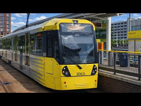 Manchester Tram Ride on the Red Line