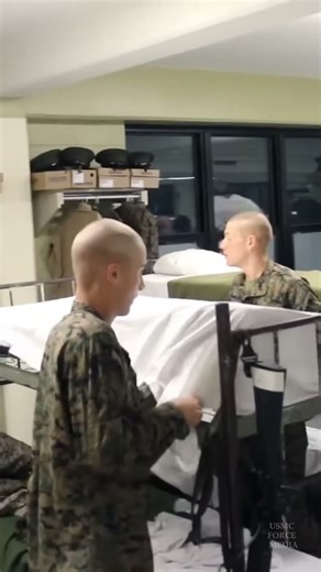 Day One at USMC Boot Camp | Wake-Up Call. #usmc #marines #marinecorps #usmarines #shorts