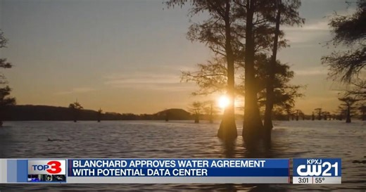 Blanchard approves water sales agreement for possible data center