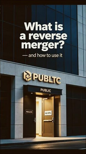What Is a Reverse Merger? How to Spot a Backdoor Listing Catalyst #trading