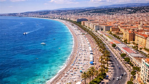 Why does Nice look so beautiful from above?