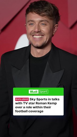 Sky Sports are in talks with Roman Kemp over a role within their football coverage. As part of their ongoing bid to attract new audiences, Mail Sport understands discussions are ongoing with the TV star ahead of the forthcoming season. Sky bosses have remained tight-lipped, but it is understood one of the options being explored is the prospect of Kemp, 32, hosting a new show which would be simulcast on Sky Sports News, along with Sky Sports Main Event and Premier League channels. The son of form