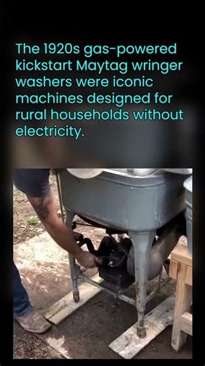 Gas Powered Washing Machine #inventions #history #shorts