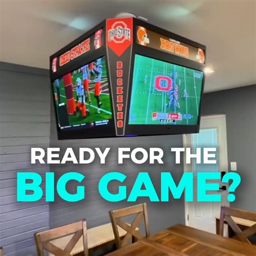 TronVision Jumbotron on Instagram: "Are you ready for the BIG GAME?! 🏈 The ultimate game-day setup deserves BIG savings. 💥 $300 OFF select TronVision Jumbotrons 💥 Bring the stadium home with you — just in time for kickoff. ✅ Smart TVs included ✅ Lightweight & easy setup ✅ Fully custom graphics made just for you ⏰ Order by 1/30 to guarantee delivery before the Big Game! #jumbotron #tronvision #superbowl #mancave #party"