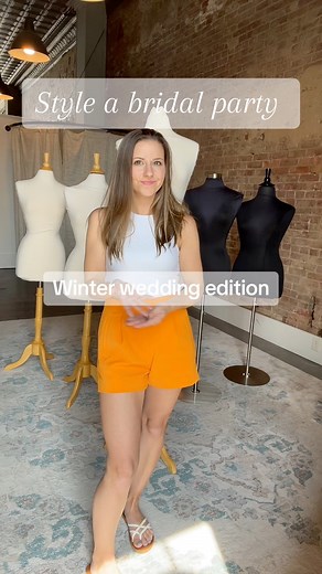4.3K views · 35 reactions | Style a bridal party with us today - Winter Wedding edition! Schedule your consultation with Wild Rose Bridal MTC today! 殺#wildrosebridalmtc #wildrose #2024bride #bridetobe #weddingtiktok #weddingdress #bridesmaid #motherofthewedding | Wild Rose Bridal Mount Carmel | Facebook