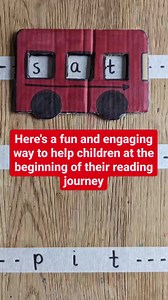 Satpin Bus Blending 🚌 🚏I've shared this activity before as a fun, practical way for children to practise reading simple CVC words. I thought I would revisit it with my middle son who started School this year and is now being introduced to the first few initial sounds within his Phonics lessons. 🚏Once children are secure with these letters sounds they can be supported to blend them to form words. There's no need to wait to practise this skill! Even knowing the first four letter sounds, commonl