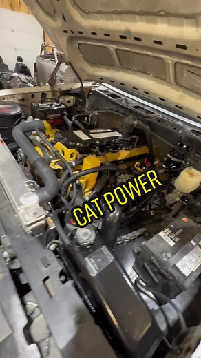 CAT 3126 Engine Swap in OBS F350 Truck
