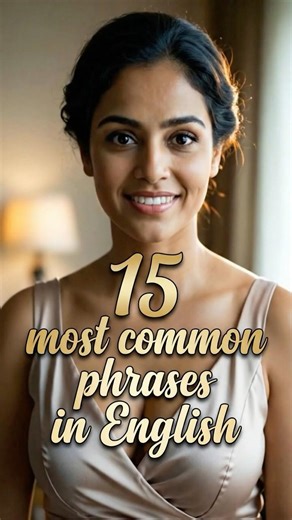 15 most common phrases in English #englishwithjune #learnenglish #shorts